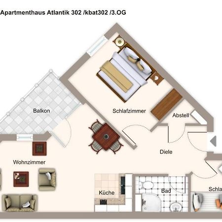 Apartmenthaus Atlantik Apartmenthaus Atlantik 302 Ostseebad Kühlungsborn Exteriör bild